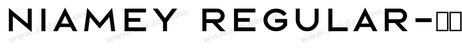 Niamey Regular字体转换